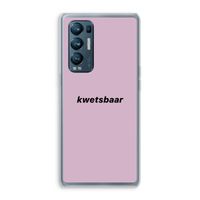 kwetsbaar: Oppo Find X3 Neo Transparant Hoesje