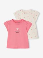 T-shirt babymeisje fantasie rozen