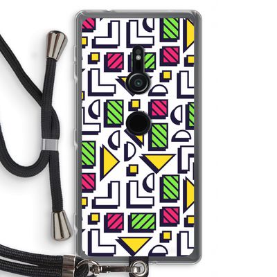 8-bit N°4: Sony Xperia XZ2 Transparant Hoesje met koord