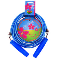 Basic Kunststof springtouw met veren 4 m