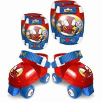 STAMP - Set Rolschaatsen met kniebeschermers - Spidey