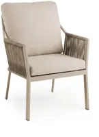 Tierra Outdoor dining tuinstoel liv low dining champagne