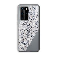 Gespikkelde marmer: Huawei P40 Pro Transparant Hoesje