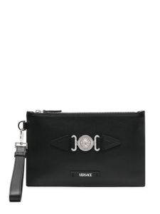 Versace pochette Medusa Biggie en cuir - Noir