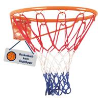 Hudora basketbalring metaal met netje Hudora basketbalring metaal met netje