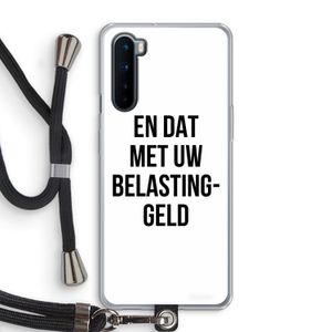 Belastinggeld: OnePlus Nord Transparant Hoesje met koord