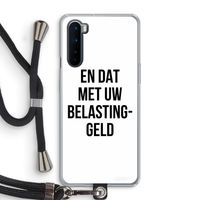 Belastinggeld: OnePlus Nord Transparant Hoesje met koord