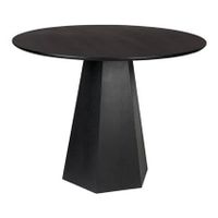 Zuiver Pilar Eettafel - Ø 100 cm - Zwart