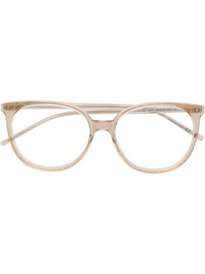 Saint Laurent Eyewear lunettes de vue à monture ronde - Tons neutres