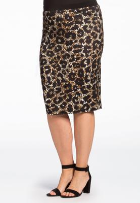 Yoek Skirt LEO GRANDE | Zwart | Maat 50/52