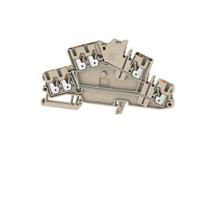 Weidmüller 2531310000 Doorgangsserieklem 5.10 mm Push-In-klem Beige 50 stuk(s)