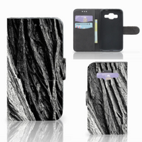Book Style Case Samsung Galaxy Core Prime Boomschors Grijs - thumbnail