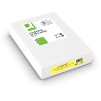 Q-CONNECT gekleurd kopieerpapier, A4, 80g, pak van 500 vel, felgeel