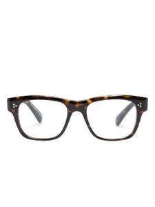 Oliver Peoples lunettes de vue Birrel à monture carrée - Marron