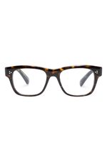 Oliver Peoples lunettes de vue Birrel à monture carrée - Marron - thumbnail