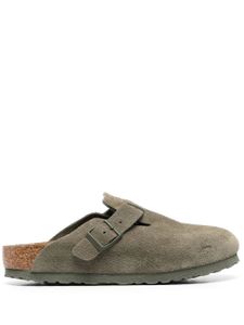 Birkenstock mules Boston à détail de boucle - Vert