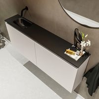 Mondiaz Ture 120cm toiletmeubel linen met wastafel urban links geen kraangat - thumbnail