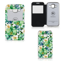 Samsung Galaxy Core Prime Hoesje Orchidee Groen - thumbnail