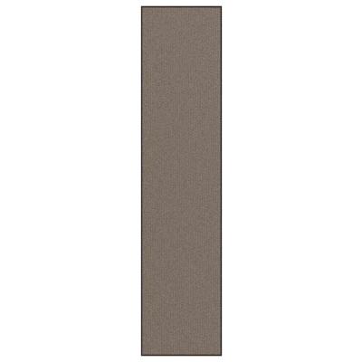 Deurmat 115x500 cm bruin