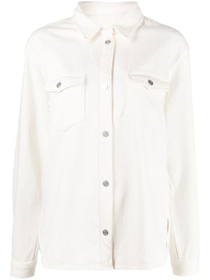 FRAME chemise à boutonnière - Blanc