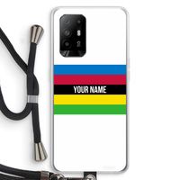 WK Wielrennen: Oppo A95 5G Transparant Hoesje met koord