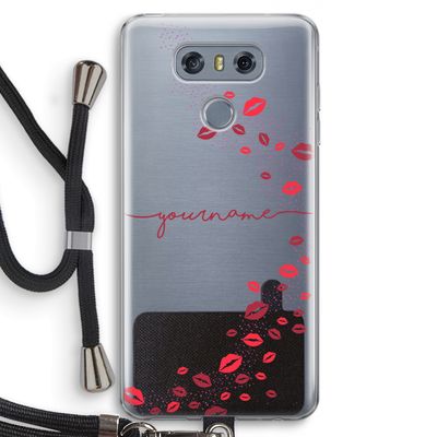 Kusjes: LG G6 Transparant Hoesje met koord