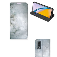 Bookcase OnePlus Nord 2 5G Painting Grey - thumbnail