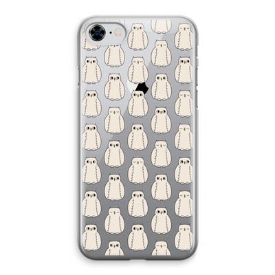 Uilen: iPhone 8 Transparant Hoesje