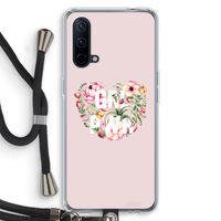 GRL PWR Flower: OnePlus Nord CE 5G Transparant Hoesje met koord