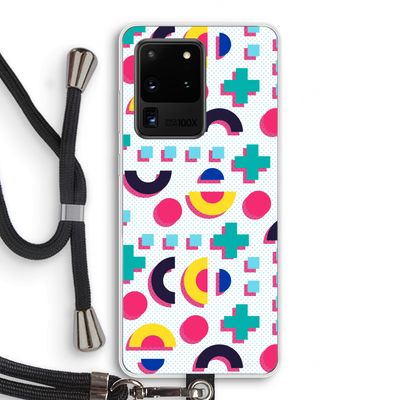 8-bit N°2: Samsung Galaxy S20 Ultra Transparant Hoesje met koord