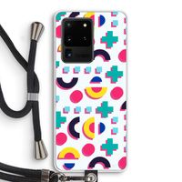 8-bit N°2: Samsung Galaxy S20 Ultra Transparant Hoesje met koord