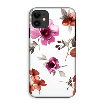 Geschilderde bloemen: iPhone 11 Tough Case