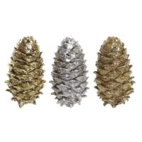 Kerstversiering DKD Home Decor ananas Hars (13 x 7,5 x 7,5 cm) (3) (3 Stuks)