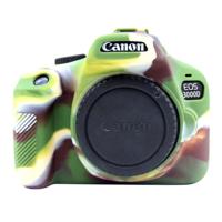 PULUZ zachte siliconen beschermhoes voor Canon EOS 3000D/4000D (camouflage)