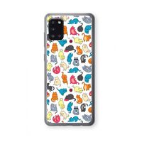 Kleurrijke katten: Samsung Galaxy A31 Transparant Hoesje