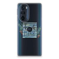 Motorola Edge 30 Pro Telefoonhoesje met Naam Boho Beach