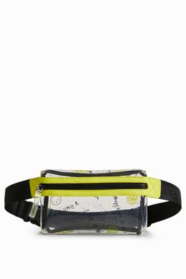 Doorzichtig heuptasje met Smiley® - YELLOW - U