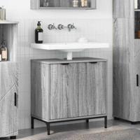 Badkamertenk te kast Grijs sonoma 60,5 x 33,5 x 61 cm