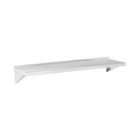 Wandplank - RVS - 150x40 cm - tot 80 kg - Royal Catering