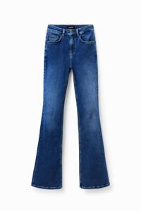 Lange flared jeans - BLUE - 40