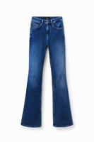 Lange flared jeans - BLUE - 34