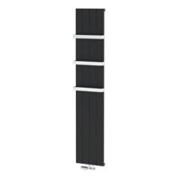 Turi Designradiator 876 watt 180x37.5 cm zwart mat - thumbnail