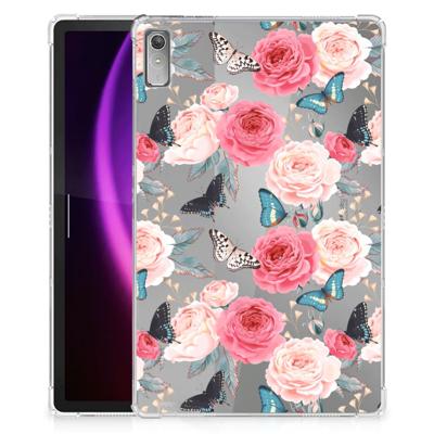 Lenovo Tab P11 Gen 2 | Siliconen hoesje | Butterfly Roses