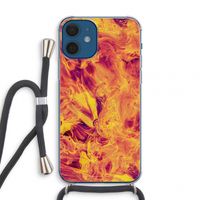 Eternal Fire: iPhone 12 mini Transparant Hoesje met koord