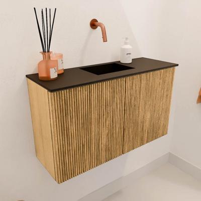 Toiletmeubel Mondiaz Joya | 70 cm | Meubelkleur Oak | Faye wastafel Urban Midden | Zonder kraangat(en) Toiletmeubel Mondiaz Joya | 70 cm | Meubelkleur Oak | Faye wastafel Urban Midden | Zonder kraangat(en)