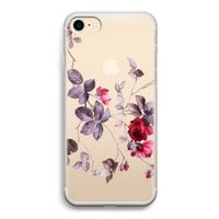 Mooie bloemen: iPhone 7 Transparant Hoesje