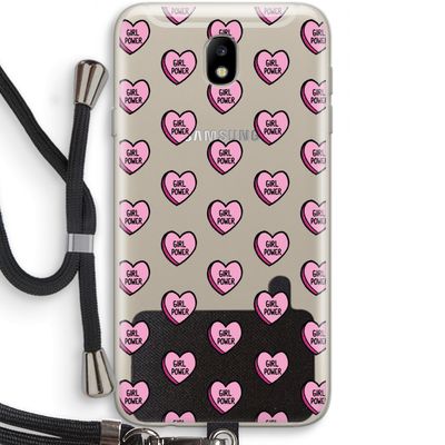 GIRL POWER: Samsung Galaxy J7 (2017) Transparant Hoesje met koord