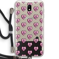 GIRL POWER: Samsung Galaxy J7 (2017) Transparant Hoesje met koord