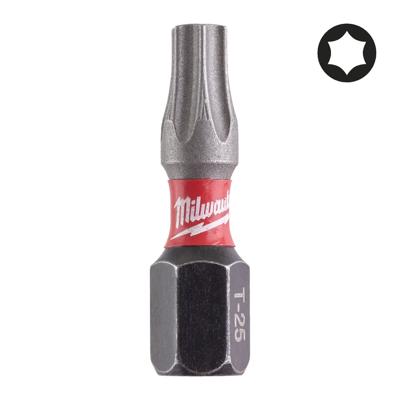 Milwaukee Milwaukee SHOCKWAVE™ IMPACT DUTY schroefbits TX25 x 25 mm VE=2 - 4932430879