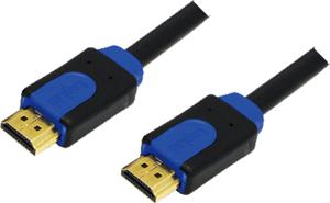 LogiLink CHB1103 HDMI-kabel HDMI Aansluitkabel HDMI-A-stekker, HDMI-A-stekker 3.00 m Zwart
